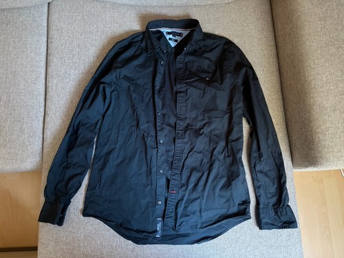 Tommy hilfiger hemd schwarz - hemd,